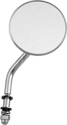 HardDrive - HardDrive Universal Round Mirror - Chrome - Left/Right - 3in. with 4in. Stem - 60-0016