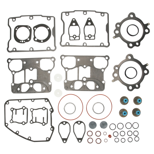 Cometic Gasket - Cometic Gasket EST Top End Gasket Kit - 95in. or 103in. Big Bore Kit and Hat-Style Valve Stem Seals - C9147