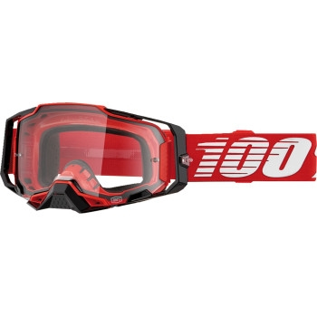 100% - 100% Armega Goggles - 50004-00033 - Red/Clear Lens - OSFM
