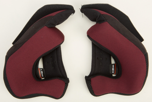 G-Max - G-Max Cheek Pads for OF-77 Helmets - 2XL/3XL - 10mm - G077014