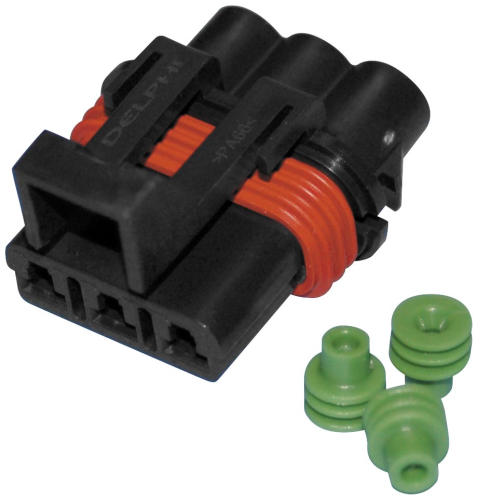 Namz - Namz 3 Wire Delphi Weather-Pack Connector - Female - NDP-38065