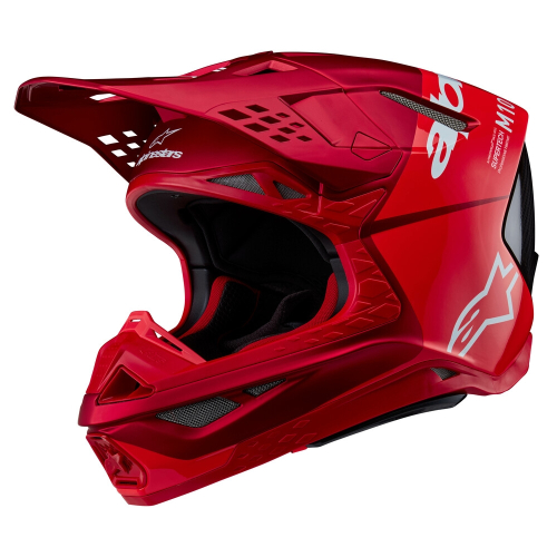Alpinestars - Alpinestars Supertech S-M10 Flood Helmet - 8301023-3003-XXL - Red Fluo/Red Matte & Glossy - 2XL