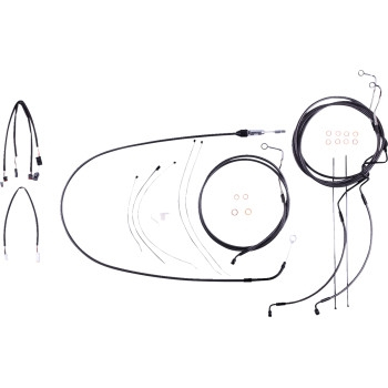 Magnum - Magnum Black Pearl Handlebar Installation Kit for 12in-14in. Ape - 4871191