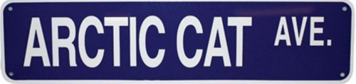 Voss - Voss 6x24in. Street Sign - Arctic Cat Ave. - 624ACA