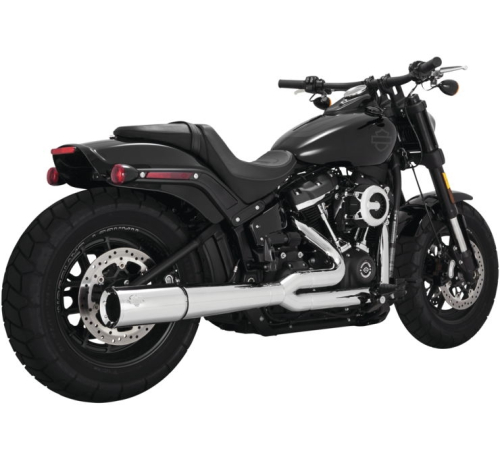 Vance & Hines - Vance & Hines Pro Pipe 2-into-1 Exhaust System - Chrome - 17387