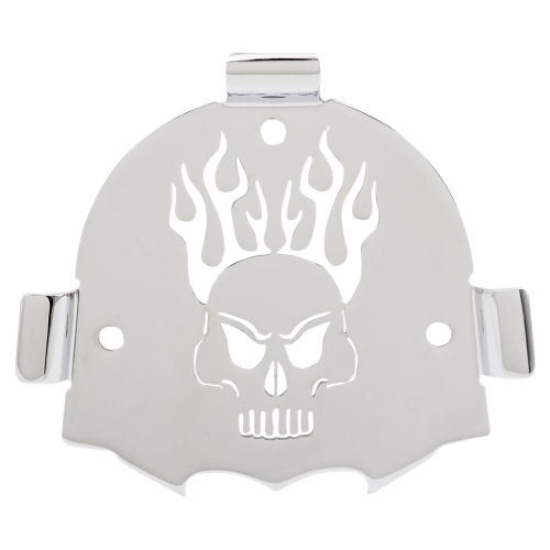 Cobra - Cobra Round Sissy Bar Insert - Skull - 02-5071