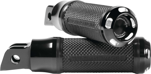 Performance Machine - Performance Machine Apex Footpegs - Driver - Black - 0035-1239M-BM