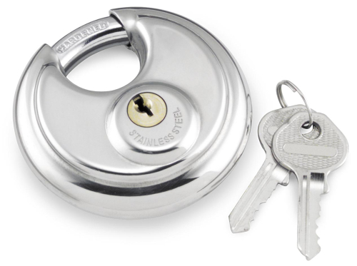 Bully Locks - Bully Locks Stainless Round Padlock - BUFFALO