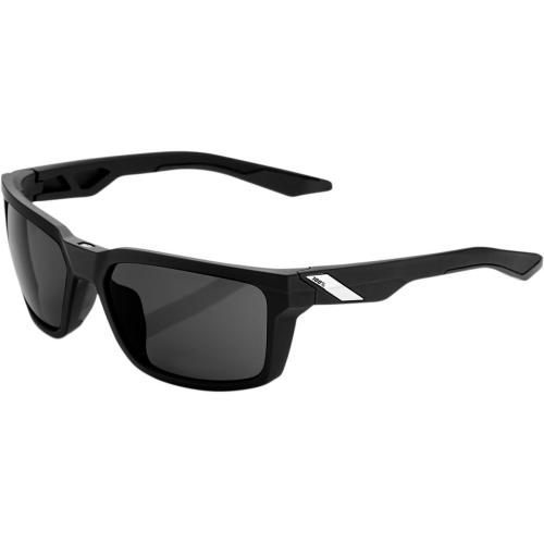 100% - 100% Daze Sunglasses - 61030-100-57 - Black/Smoke Lens