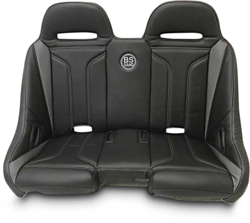 BS Sand - BS Sand Extreme Front/Rear Bench Seat - Double T - Black/Gray - EXBEGYDTX