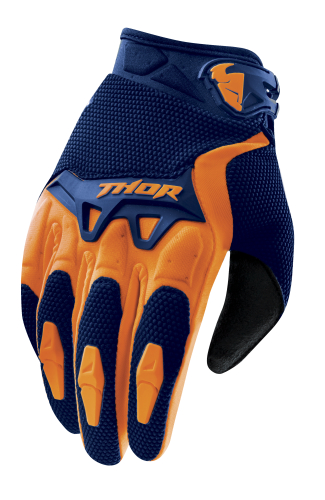 Thor - Thor Spectrum Gloves (2017) - XF-2-3330-3403 - Navy/Orange - Small