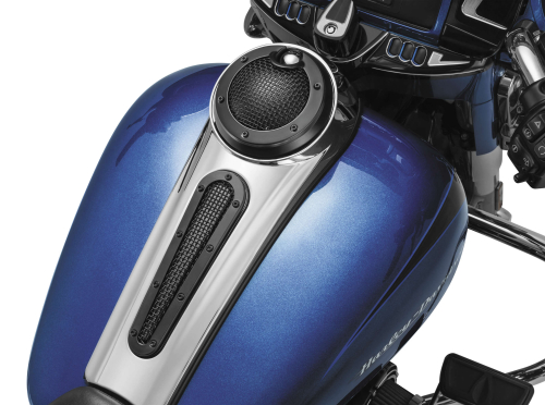 Kuryakyn - Kuryakyn Mesh Fuel Door - Black - 6983