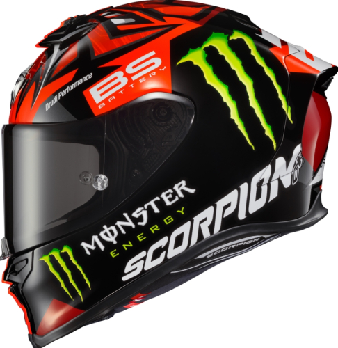 Scorpion - Scorpion EXO-R1 Air Quartararo Monster Replica Helmet - R1-4107 - Quartararo Monster Replica Black - 3XL