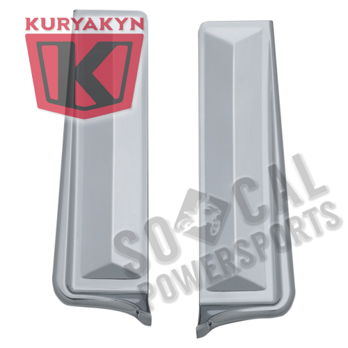 Kuryakyn - Kuryakyn Saddlebag Filler Panels - Chrome - 6980
