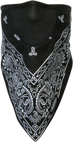 Schampa - Schampa Facefit Facemask - FMV-100 - Black Paisley - OSFM