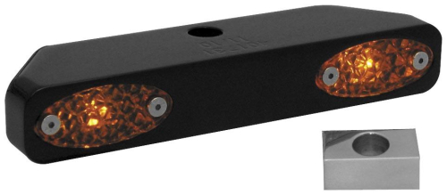 Pro-One Performance - Pro-One Performance Turn Signals for Narrow Glide Trees - Smooth - Black - 401730B