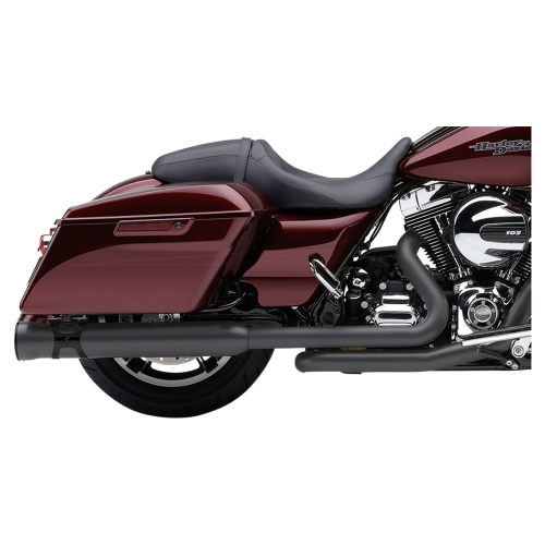 Cobra - Cobra PowerPort Dual Head Pipes - Raven Black Heat Shields - 6253RB