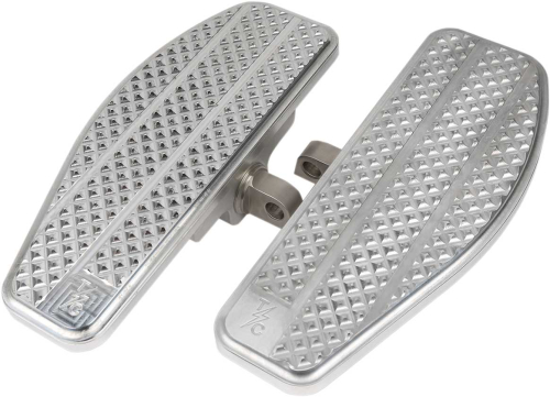 Thrashin Supply Company - Thrashin Supply Company Mini Driver Floorboards - Raw Aluminum - TSC-2025-0