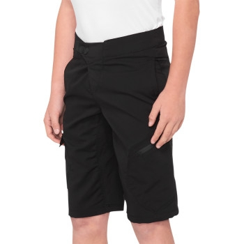 100% - 100% Ridecamp Youth Shorts - 40033-00002 - Black - 26
