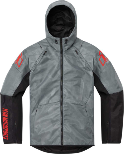 Icon - Icon Airform Battlescar Jacket - 2820-5490 - Gray - 2XL