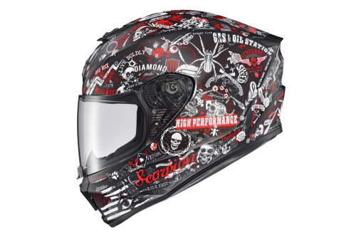 Scorpion - Scorpion EXO-R420 Shake II Helmet - 42-2204 - Red - Medium