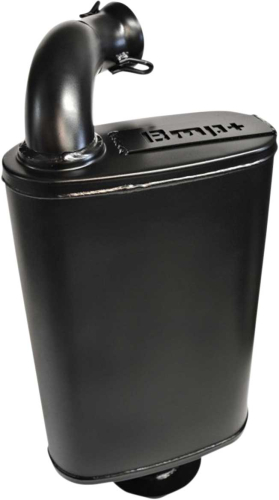 BikeMan Performance - BikeMan Performance Full Velocity Muffler - Black - 02-325-SB
