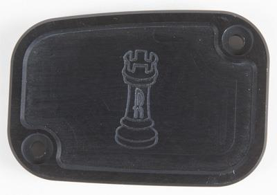 Rooke Customs - Rooke Customs Front Master Cylinder Cover - Black - R-C128-TB