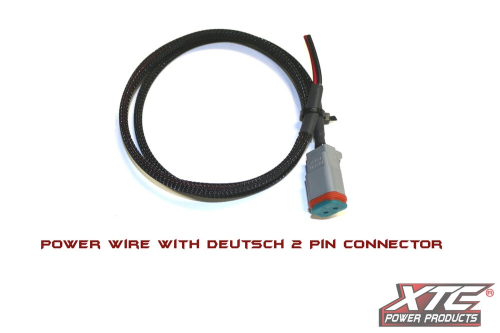 XTC Power Products - XTC Power Products Power Wire To Deustch Connector - DT-CABLE-18-3