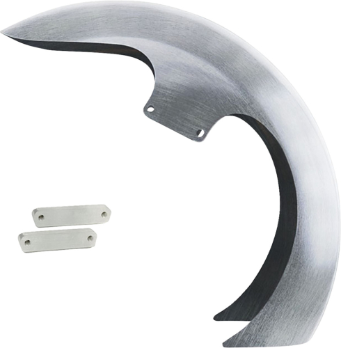 Paul Yaffe Originals - Paul Yaffe Originals DEI Front Fender for 21in. Wheel with Satin Adapter - DEI-OEM-14L-S