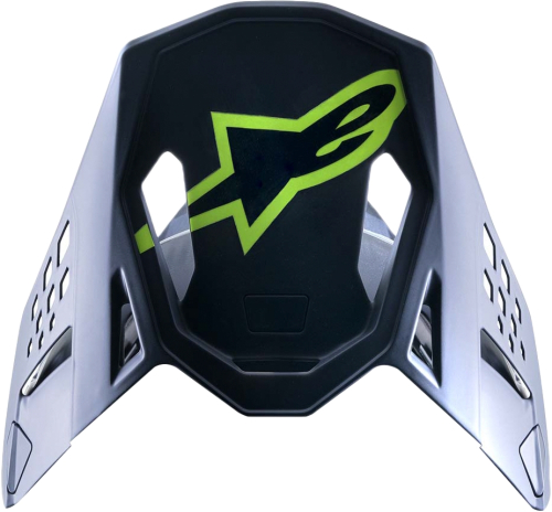 Alpinestars - Alpinestars Visor for S-M10 AMS21 LE Helmets - Black/Yellow Fluo - 8982321-1158