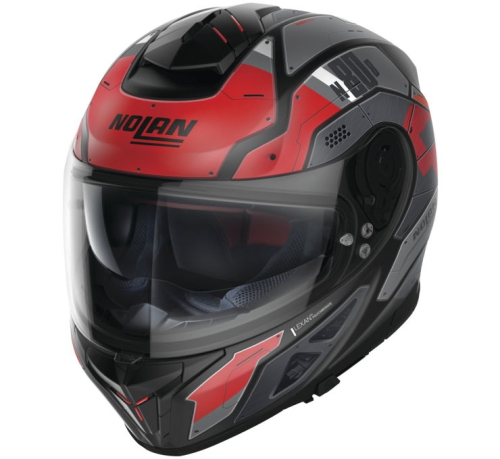 Nolan - Nolan N80-8 Starscream Helmet - N885275440336 - Flat Black/Red - X-Large