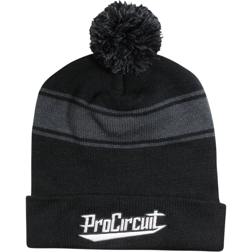 Pro Circuit - Pro Circuit Charcoal Beanie - 68100 - Black/Gray - OSFM