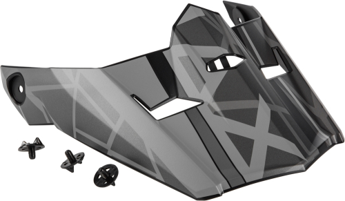 G-Max - G-Max Visor with Screws for MX-46 Mega Helmets - Matte Black/Gray - XS-Sm - G046927