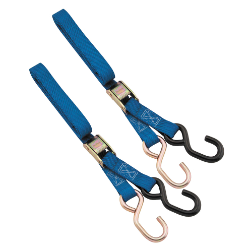 BikeMaster - BikeMaster Tie Downs - 1in. x 6ft. - Blue - 100520-20