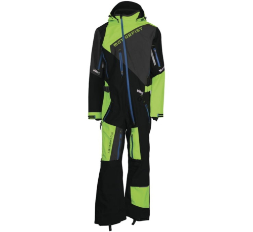 Motorfist - Motorfist Blitz II Suit - MF20A-M9-2X - Black/Green - 2XL