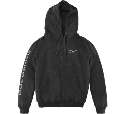 Powertex - Powertex Goldwing Zip Front Hoodie - NP21S-S1856-XL - Black - X-Large