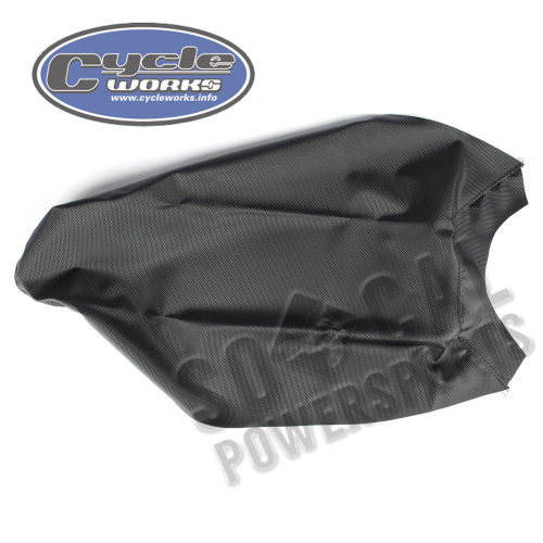 Quad Works - Quad Works Cycle Works Seat Cover - Gripper Black - 36-42588-01