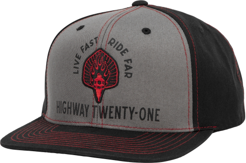 Highway 21 - Highway 21 Ranger Hat - 489-2008 - Black/Gray - OSFM