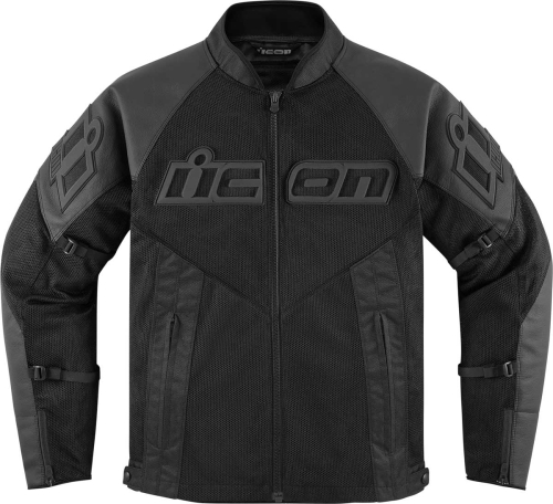Icon - Icon Mesh AF Leather Jacket - 2810-3898 - Black - Medium