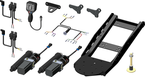 KFI Products - KFI Products Actuator Tube Kit with Hand Remote for Pro-V UTV Plow Systems - 106180-APH