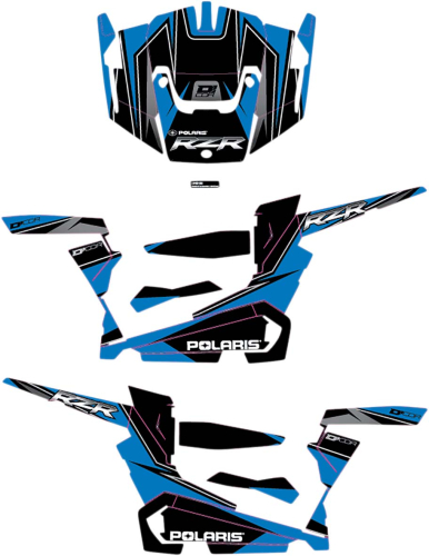 DCOR - DCOR Graphic Kit - Blue/Black - 20-60-108