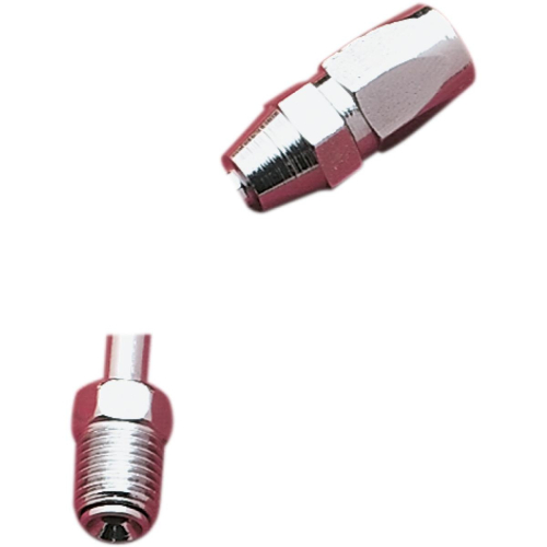 Russell - Russell Pro System I Chrome 45deg. Fitting - 3/8in.-24 Inverted - R4382C