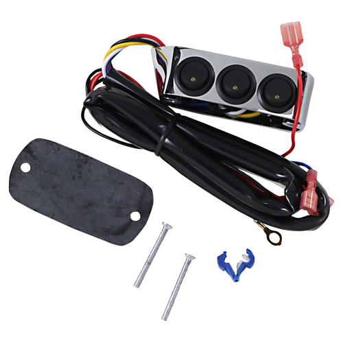 Show Chrome - Show Chrome Clutch Side LED Switch Block Assembly - Chrome - 52-605LA