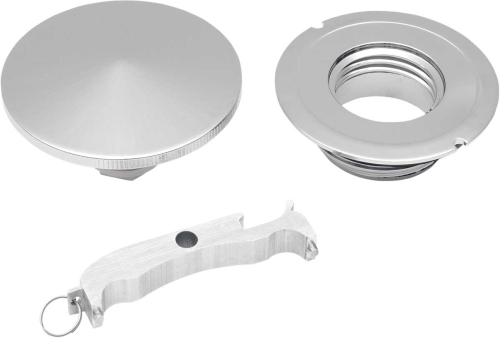 Drag Specialties - Drag Specialties Gas Cap with Paint Protector - Vented - RH Thread - 012029