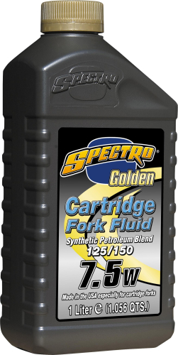 Spectro - Spectro 7,5W Golden Cartridge Fork Fluid Synthetic Blend - 1Lt. - 310249