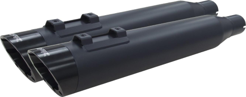 Two Brothers Racing - Two Brothers Racing Comp-S Slash End Cap Slip-On - Chrome/Black - 005-4380499D-BS