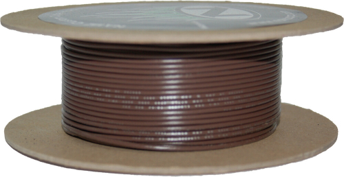 Namz - Namz 100-Foot OEM Color Wire Spool - 20 Gauge - Brown - NWR-1-100-20