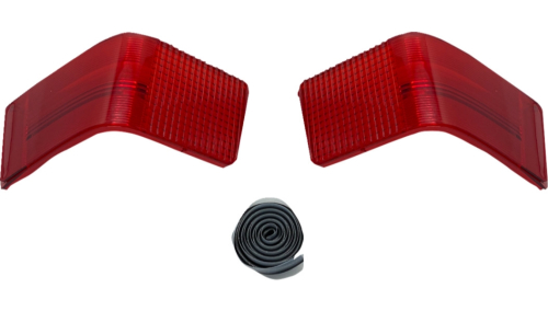 Custom Dynamics - Custom Dynamics Tour-Pak Replacement Taillight Lens - Red - CD-TP-LENS-R