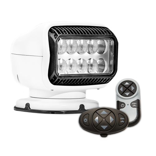 Golight - Golight Radioray GT Series Permanent Mount - White LED - Wireless Handheld &amp; Wireless Dash Mount Remotes