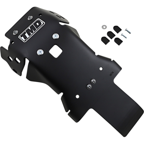 T.M. Designworks - T.M. Designworks Extreme Full Coverage Skid Plate with Linkage Protection - KHLG-136-BK